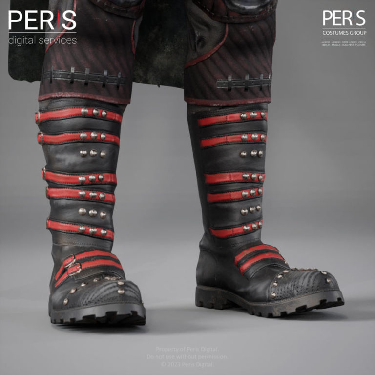 Boots Apocalyptic_Boy Wardrobe 3D Character Peris Digital